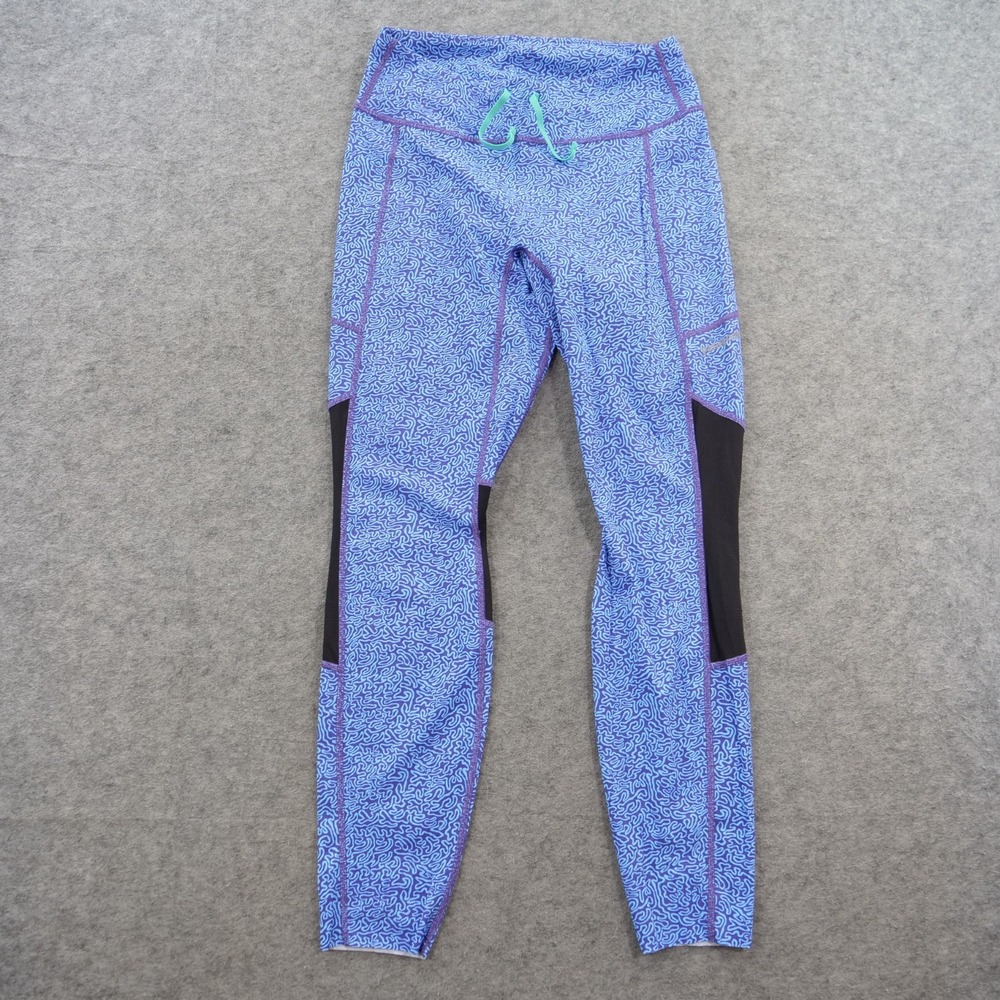Patagonia Leggings Womens Small Blue Active Athletic Pants Drawstring Gorpcore